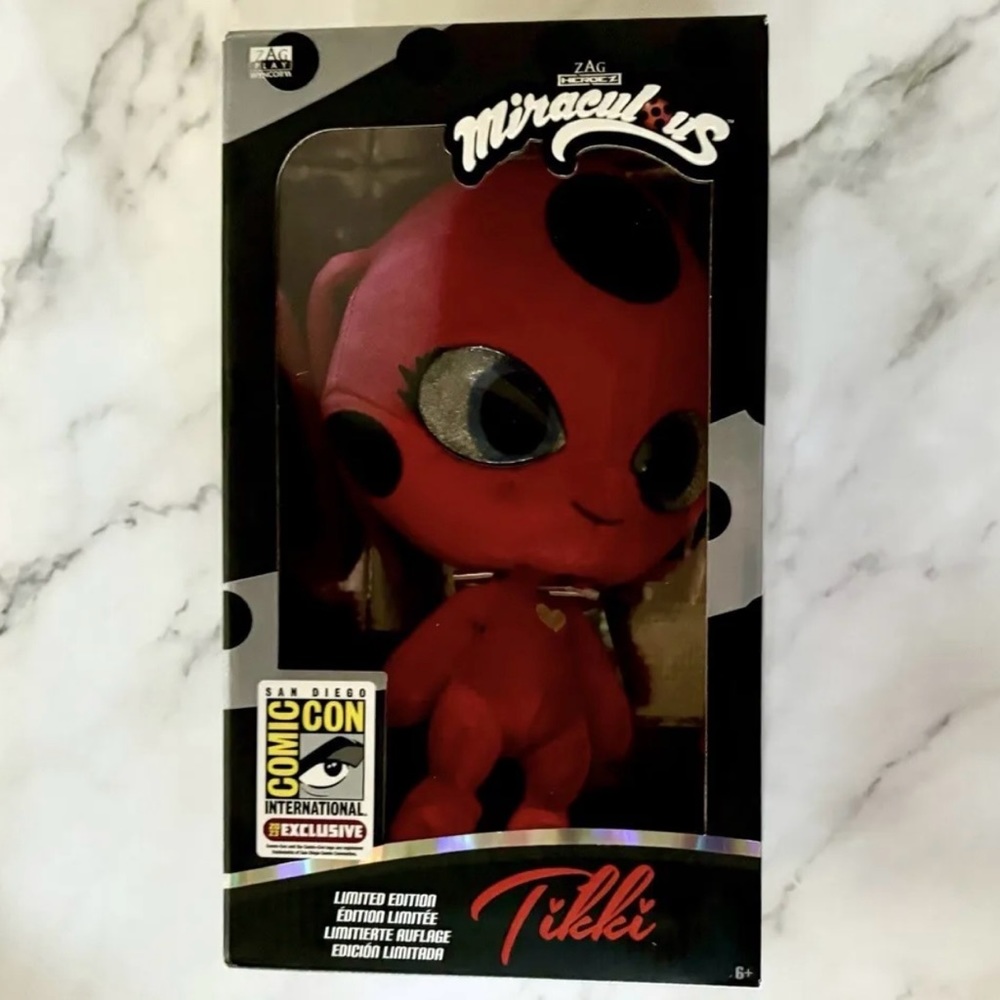 Miraculous Ladybug 10″ Kwami Plush Tikki 2023 SDCC Exclusive